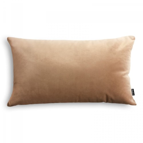 Velvet beżowa poduszka dekoracyjna 50x30