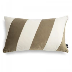 Stripes beżowo kremowa poduszka dekoracyjna 50x30
