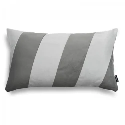 Stripes grafitowo szara poduszka dekoracyjna 50x30