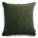 Cozy duża zielona poduszka dekoracyjna boucle 50x50