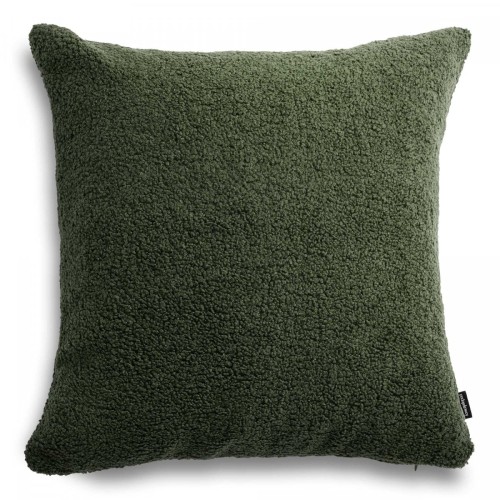 Cozy duża zielona poduszka dekoracyjna boucle 50x50