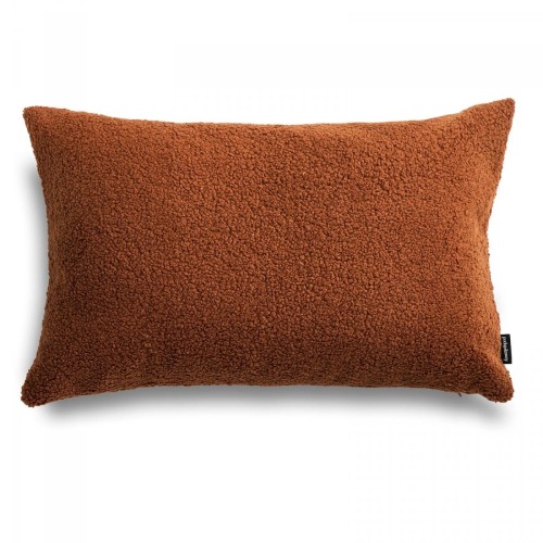 Cozy ruda poduszka dekoracyjna boucle 60x40