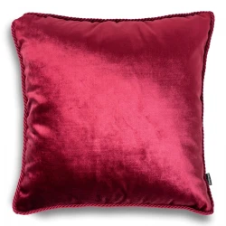 Bordowa poduszka dekoracyjna Glamour