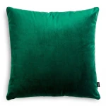 Velvet ciemno zielona poduszka dekoracyjna 45x45