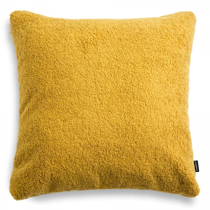 Cozy duża miodowa poduszka dekoracyjna boucle 50x50