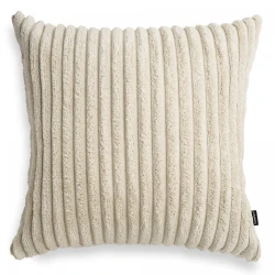 Cord kremowa poduszka dekoracyjna 50x50