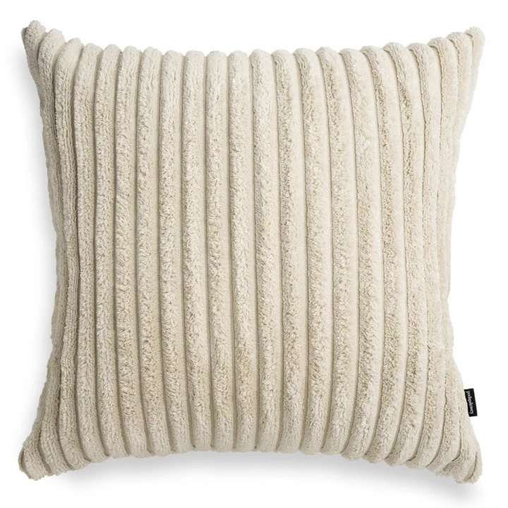 Cord kremowa poduszka dekoracyjna 50x50