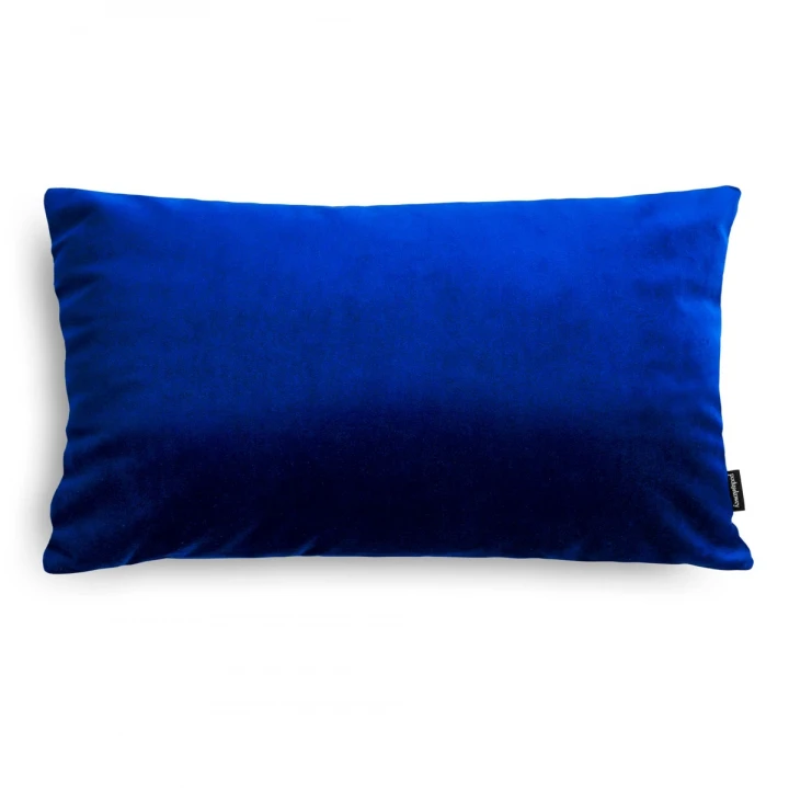 Velvet Niebieska poduszka dekoracyjna 50x30