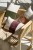 Rolo kremowo-różowa poduszka dekoracyjna 50x30