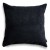 Cord Slim czarna poduszka dekoracyjna 45x45