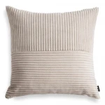 Cord Slim kremowa poduszka dekoracyjna 45x45