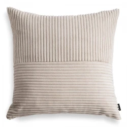Cord Slim kremowa poduszka dekoracyjna 45x45
