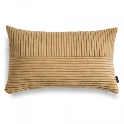 Cord Slim karmelowa poduszka dekoracyjna 50x30