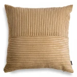 Cord Slim karmelowa poduszka dekoracyjna 45x45