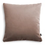 Velvet ciemno beżowa poduszka dekoracyjna 45x45
