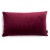 Velvet bordowa poduszka dekoracyjna 50x30