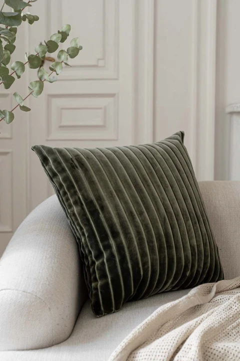 Cordian zielona poduszka dekoracyjna 50x50 Prestige Line