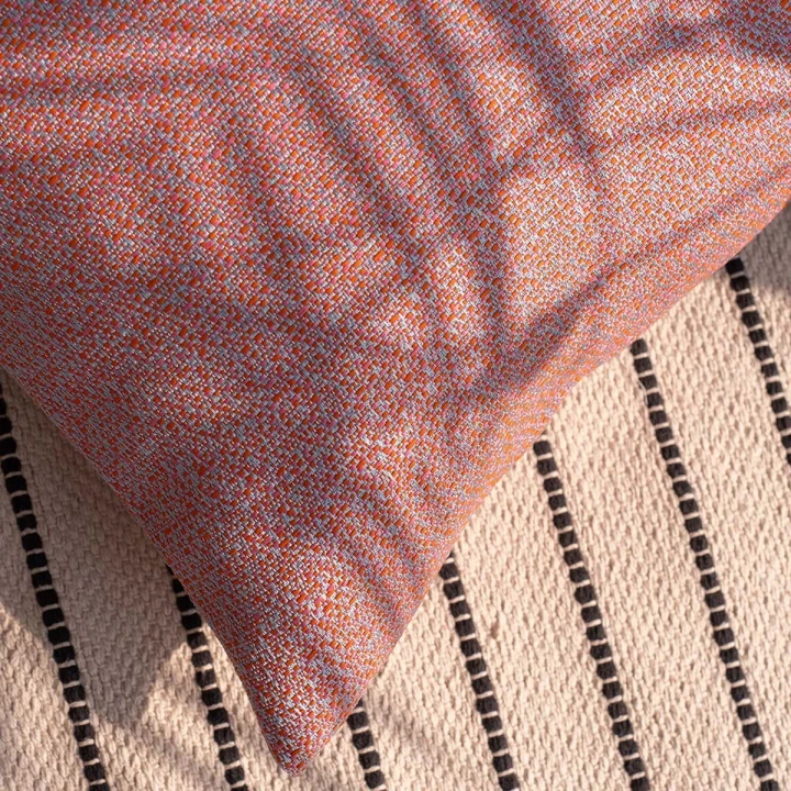 Pomarańczowo-niebieska Poduszka ogrodowa Barbados 45x45