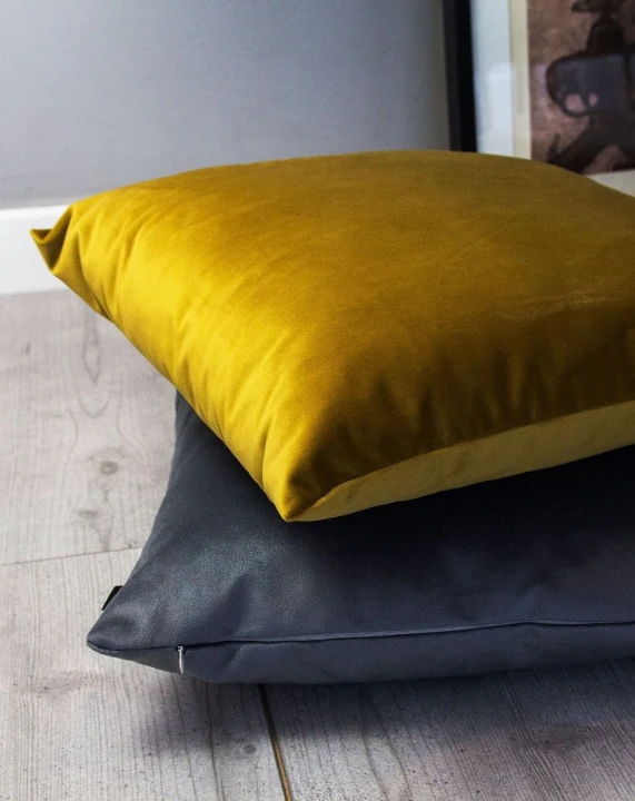 Velvet złota poduszka dekoracyjna 50x30