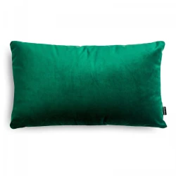 Velvet ciemno zielona poduszka dekoracyjna 50x30