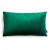 Velvet ciemno zielona poduszka dekoracyjna 50x30