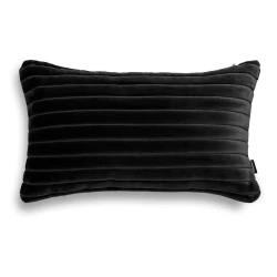 Cordian czarna poduszka dekoracyjna 50x30 Prestige Line