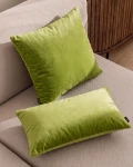Velvet zielona poduszka dekoracyjna 50x30