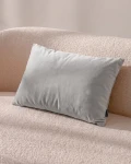 Velvet szara poduszka dekoracyjna 50x30
