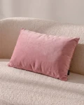 Velvet różowa poduszka dekoracyjna 50x30