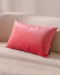 Velvet koralowa poduszka dekoracyjna 50x30