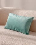 Velvet miętowa poduszka dekoracyjna 50x30