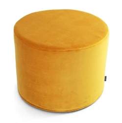 Miodowy puf welurowy 45x35