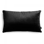Velvet czarna poduszka dekoracyjna 50x30