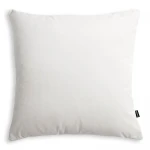Velvet biała poduszka dekoracyjna 45x45