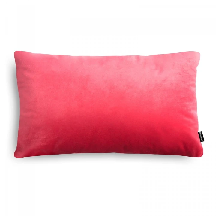 Velvet koralowa poduszka dekoracyjna 50x30