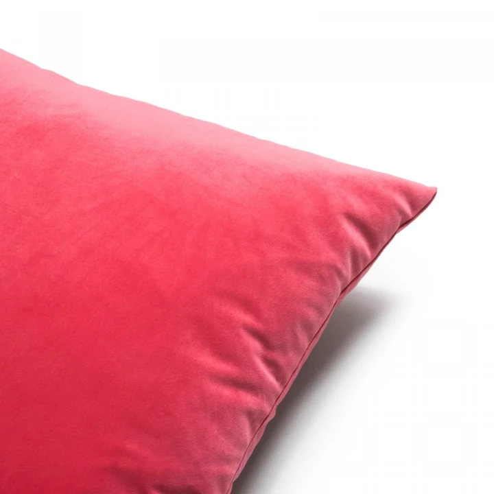 Velvet koralowa poduszka dekoracyjna 50x30