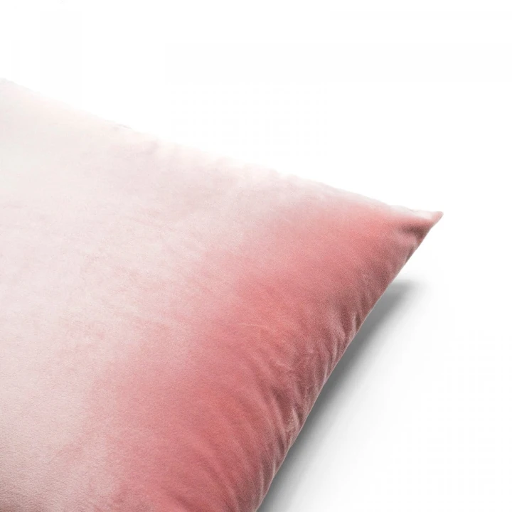Velvet jasno różowa poduszka dekoracyjna 45x45