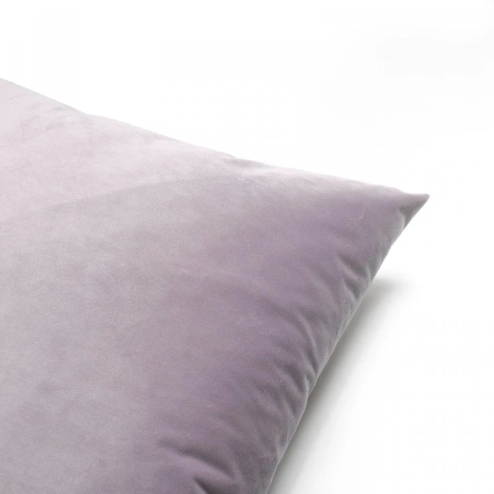 Velvet jasno fioletowa poduszka dekoracyjna 50x30